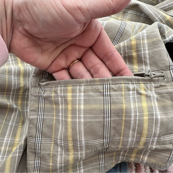 CABELA’S Men’s Angler Plaid Tan/Yellow Button Down Shirt Size XL Regular - Picture 11 of 15